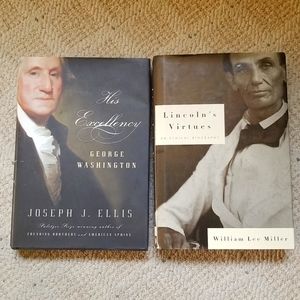 George Washington and Lincoln pair of books